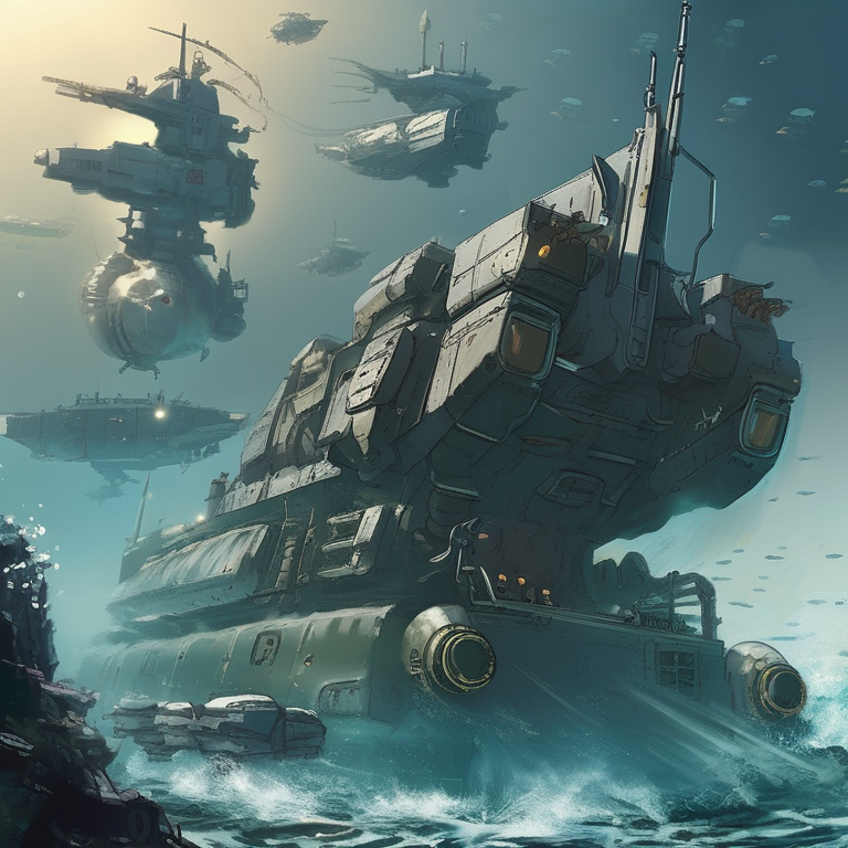 Underwater Mech Fleet