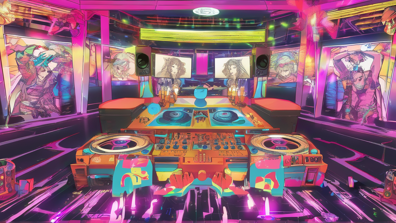DJ Booth Anime Club