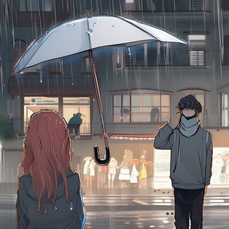 Street Performer Rain