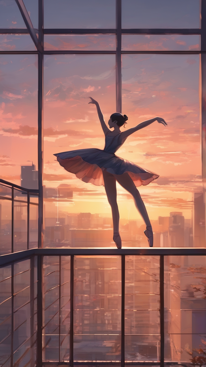 Ballet Dance on Rooftop