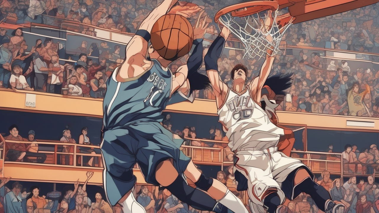 Basketball Aerial Dunk