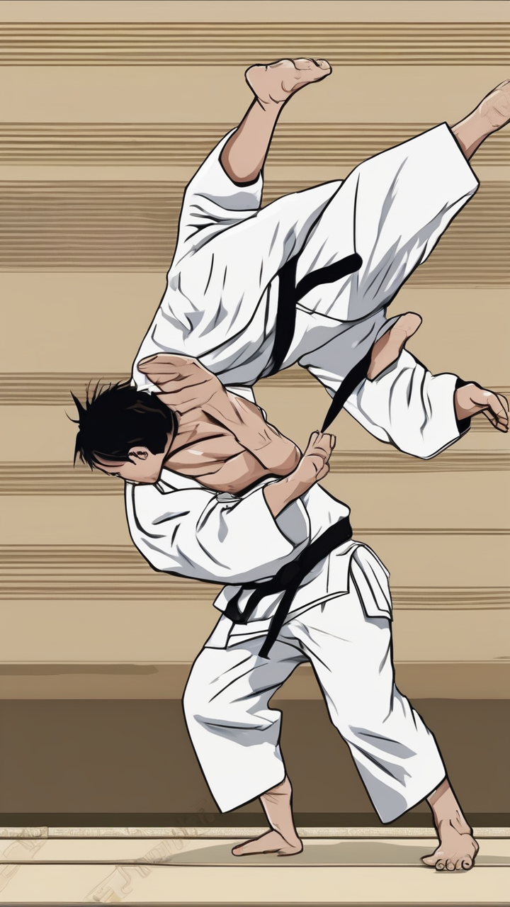 Judo Throw Moment