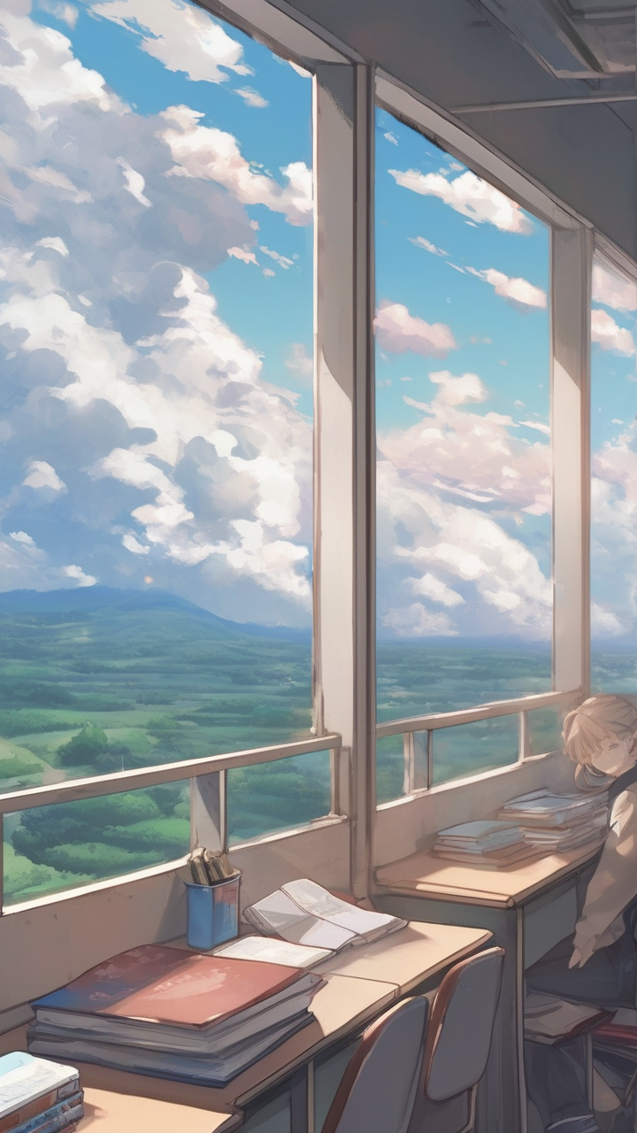 Classroom Window Daydream