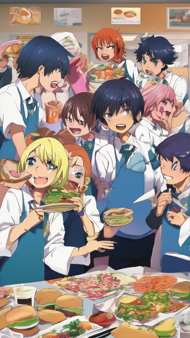 Cafeteria Chaos Lunch