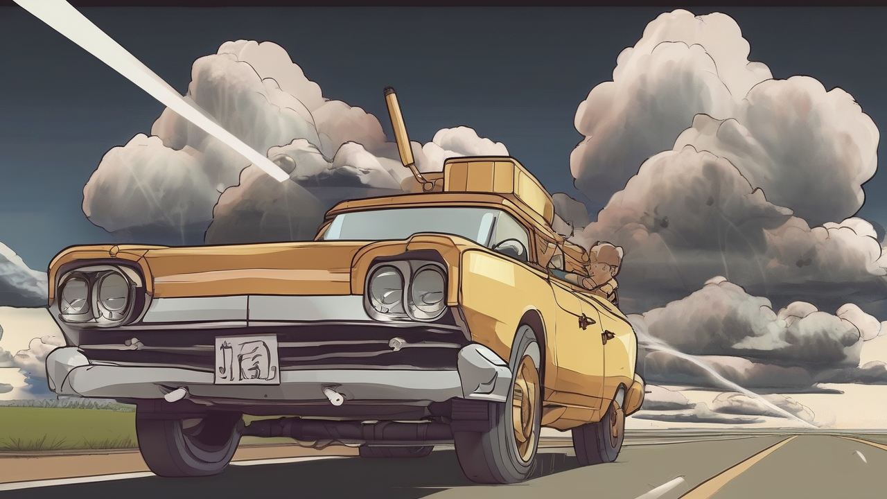 Thunderstorm Chase Anime