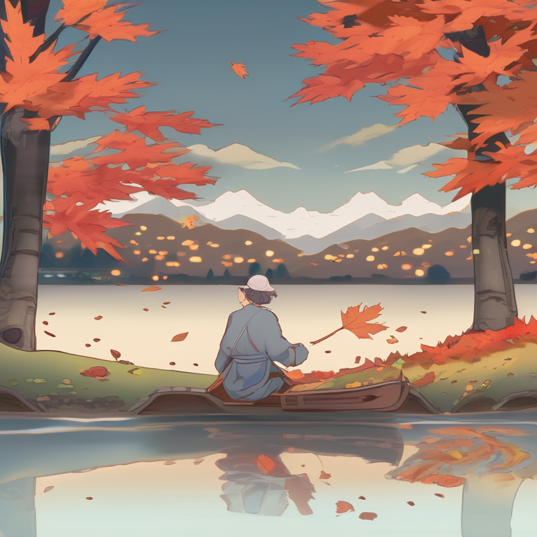 Maple Leaf Scroll River