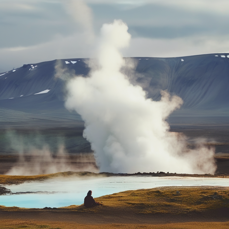 Iceland Geyser Surprise
