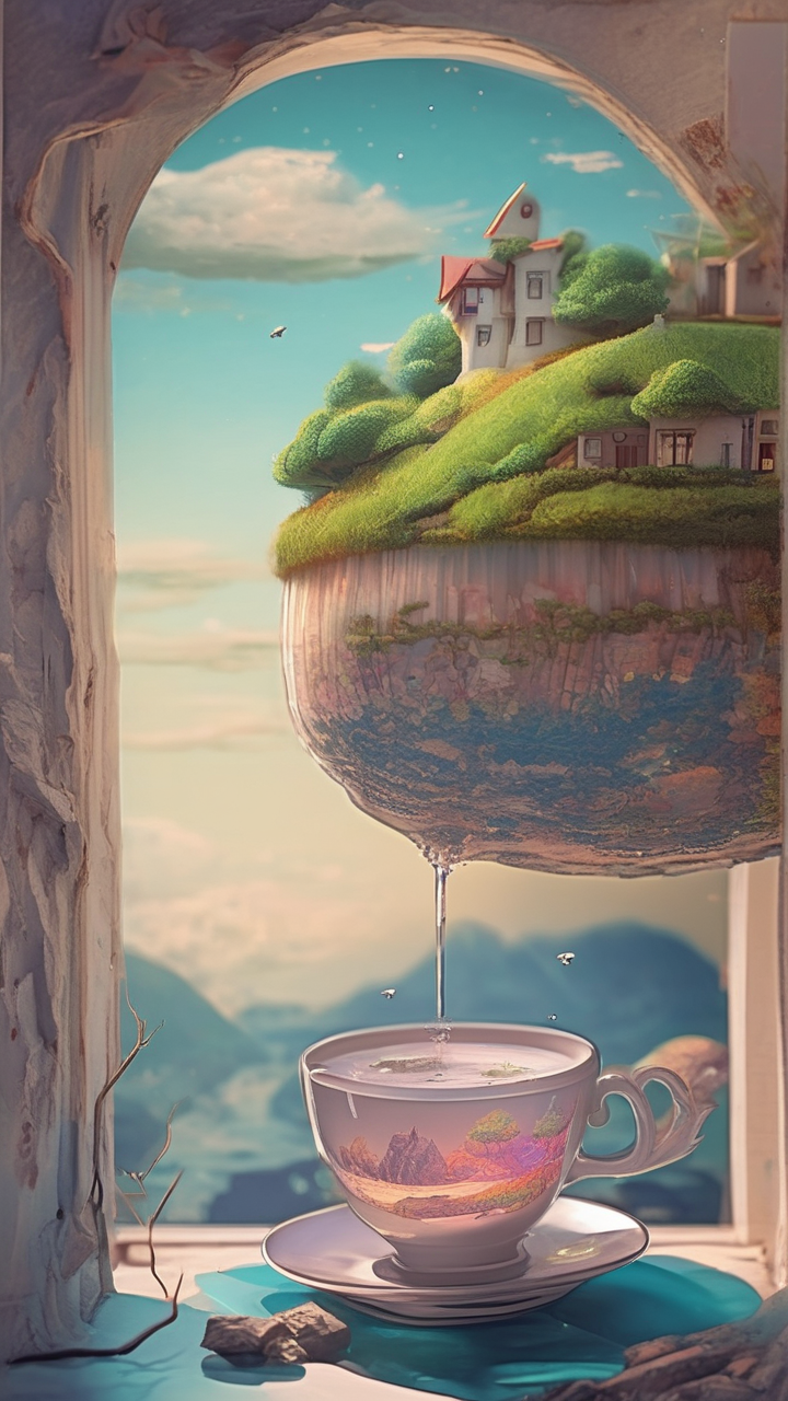 Tiny World in Teacup