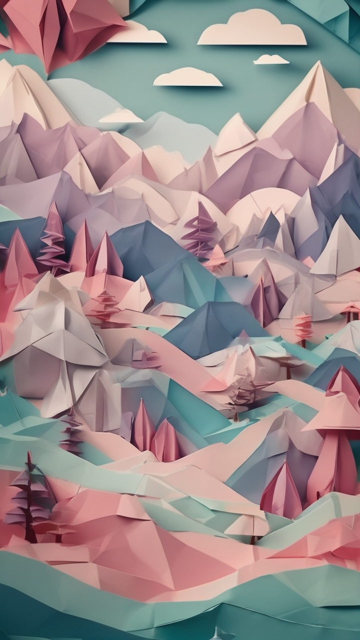 Origami World Unfolding