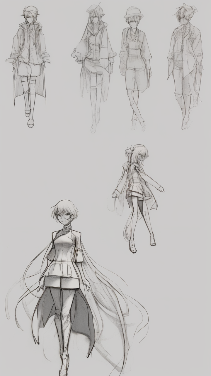 Anime Character Sketchbook