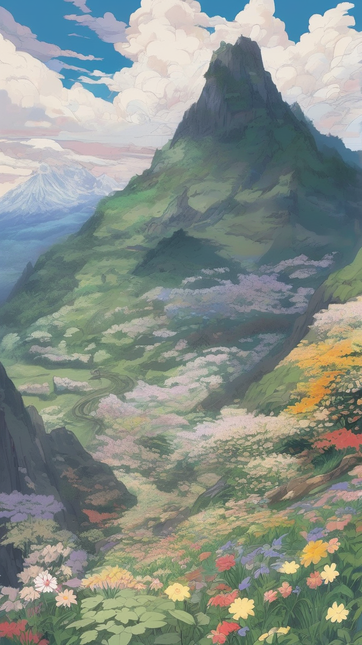 Mountain That Blooms Once