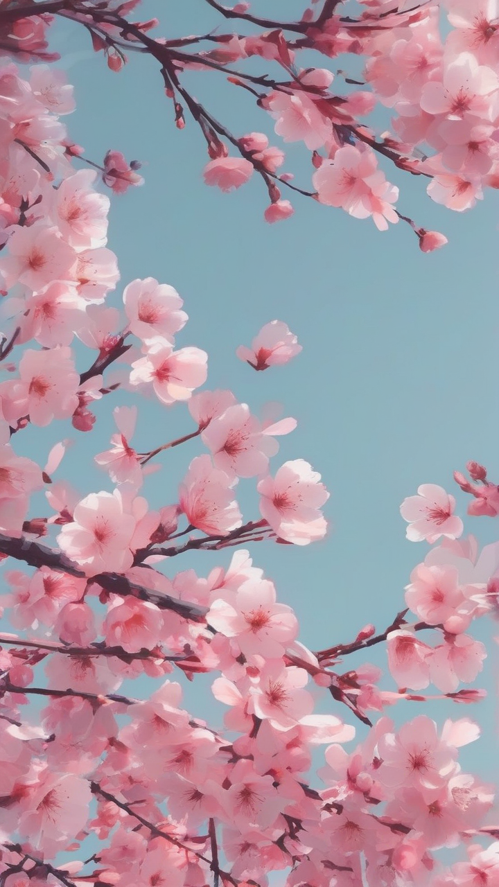 Anime cherry blossom wallpaper