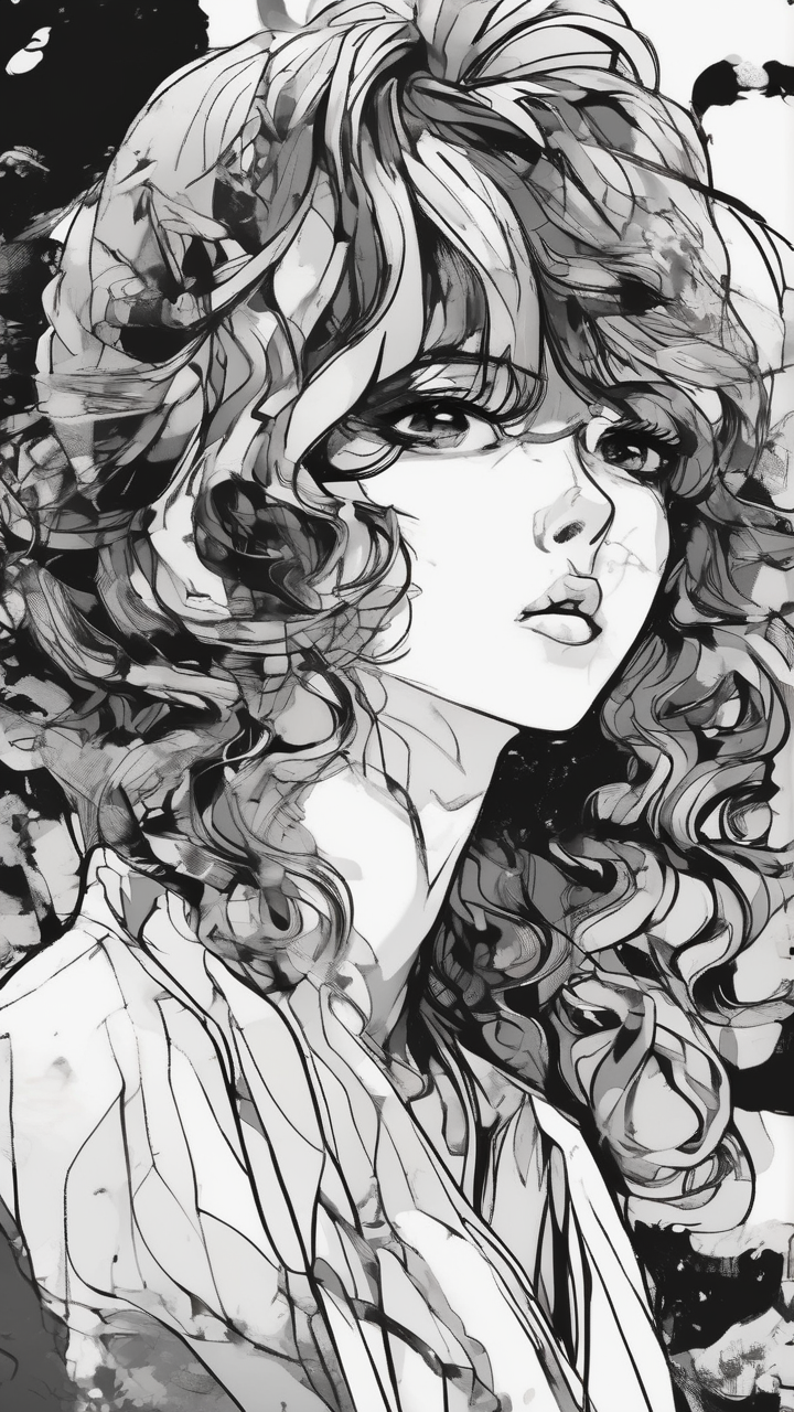 Manga art style wallpaper