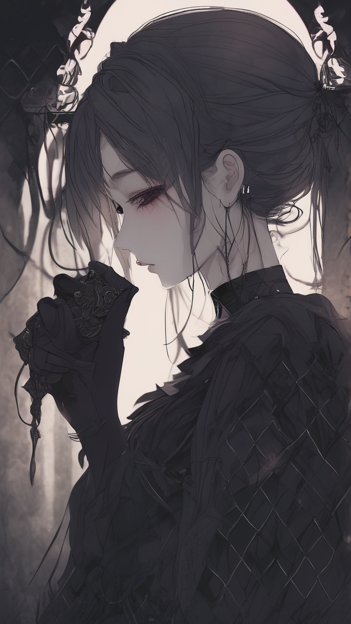 Dark anime aesthetic wallpaper