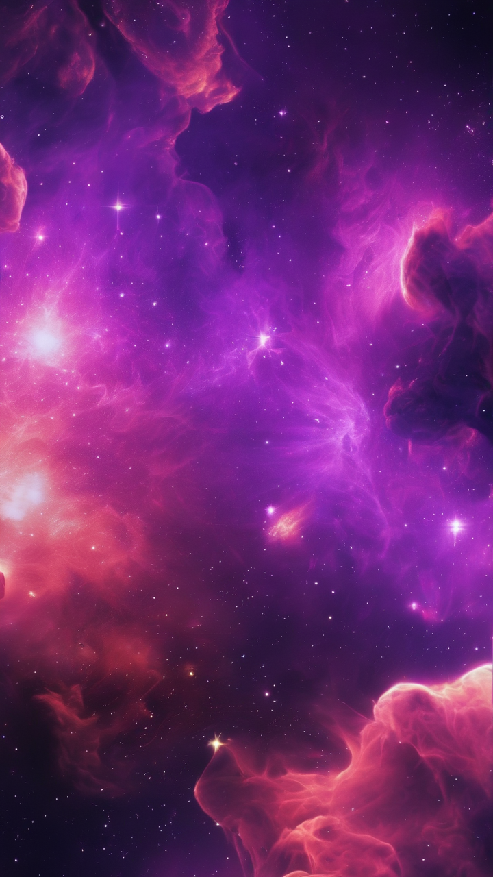 Purple galaxy nebula wallpaper