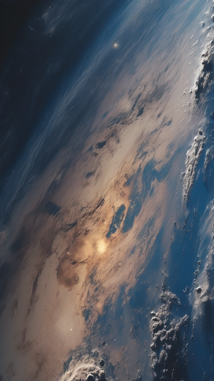 Earth from space wallpaper