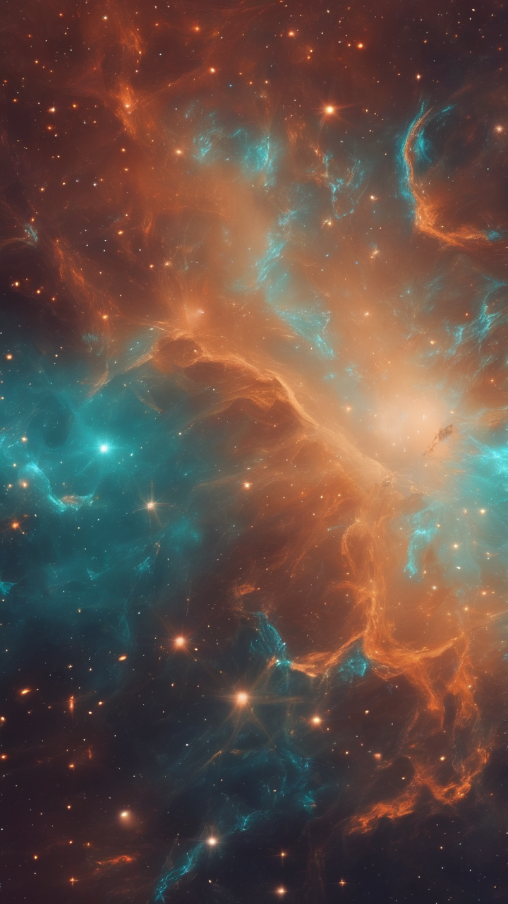 Star cluster nebula wallpaper