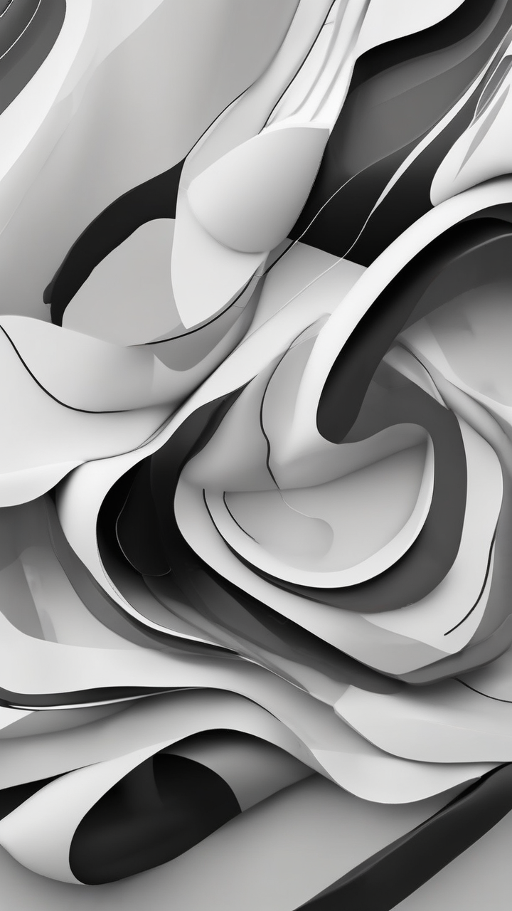 Monochrome abstract minimalist wallpaper