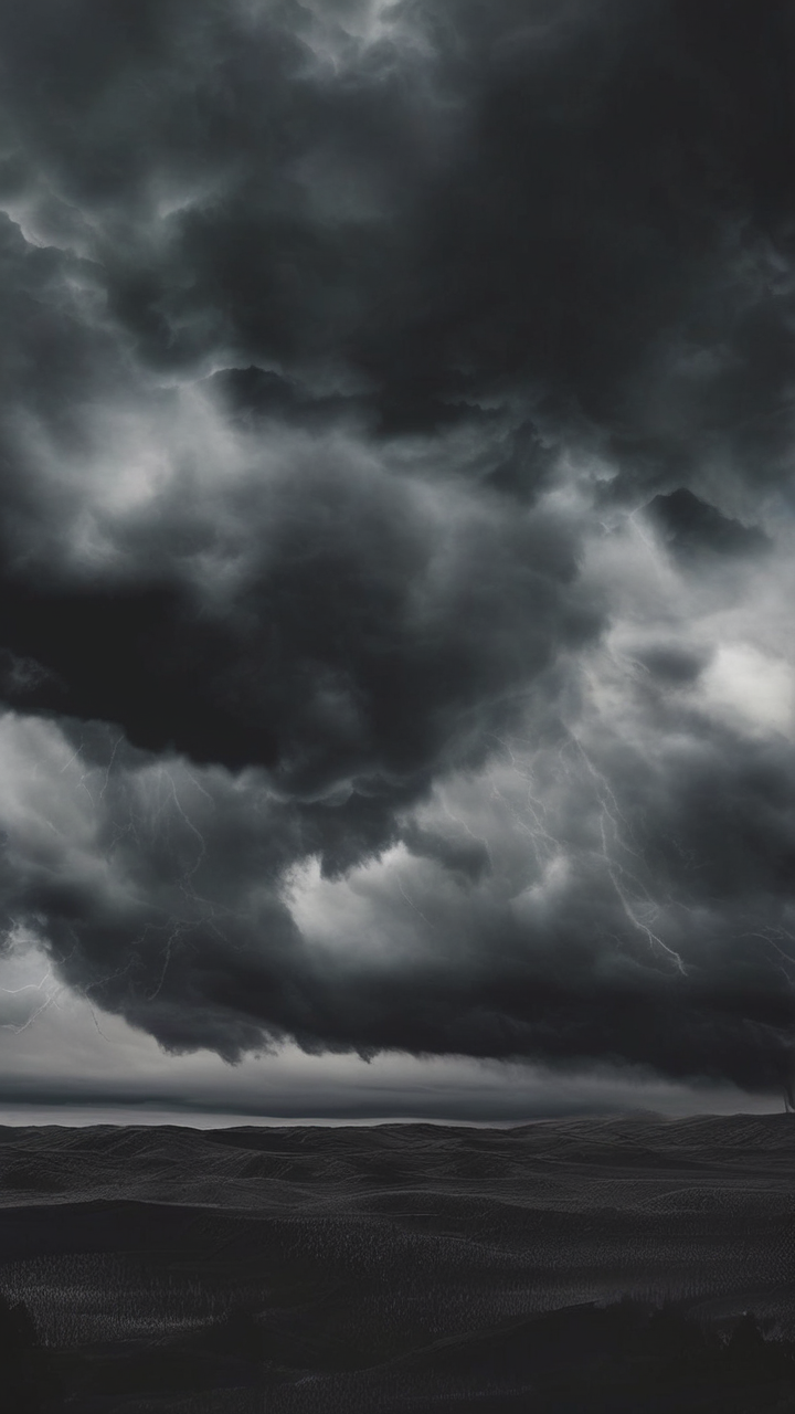 Storm clouds dramatic wallpaper