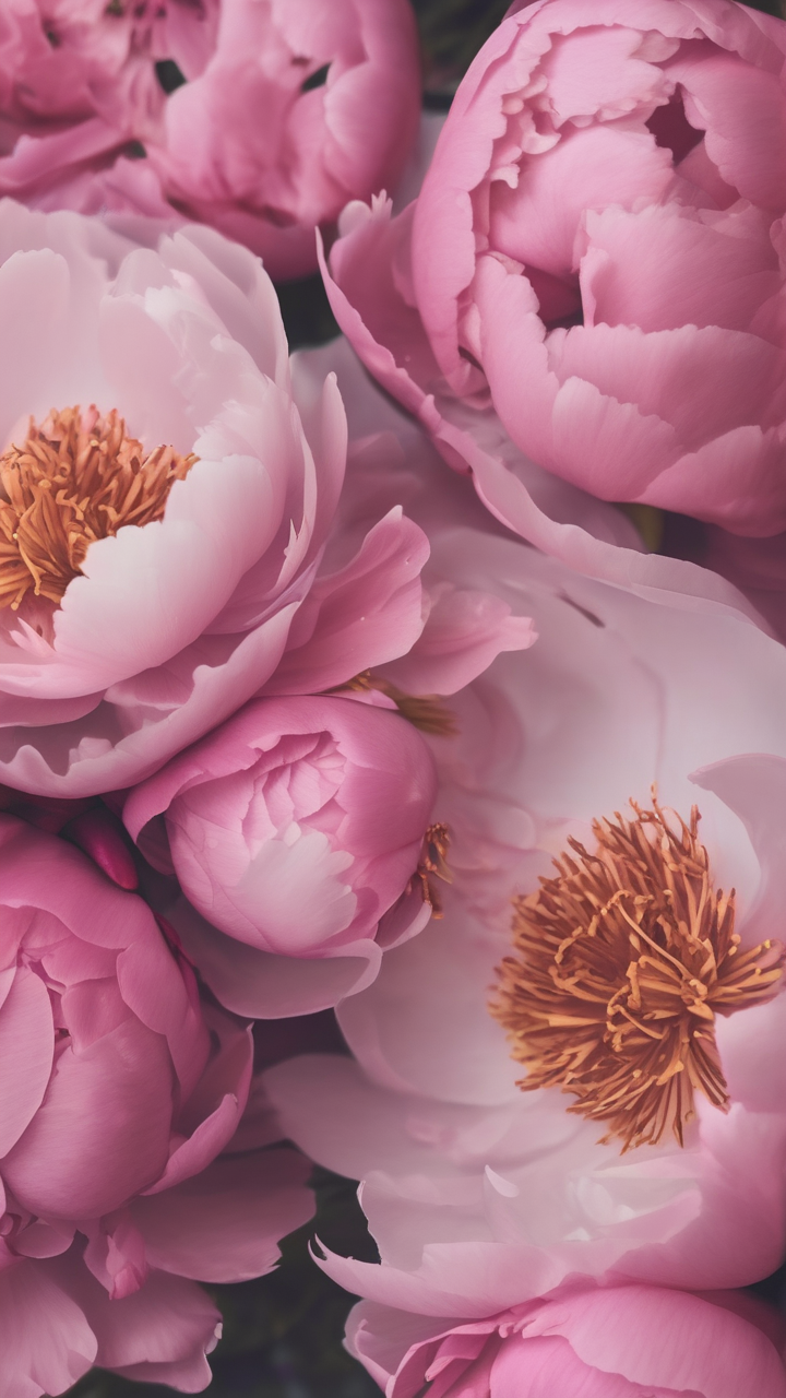 Peony close-up wallpaper