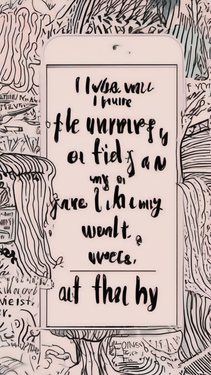 Feminist quote aesthetic phone wallpaper