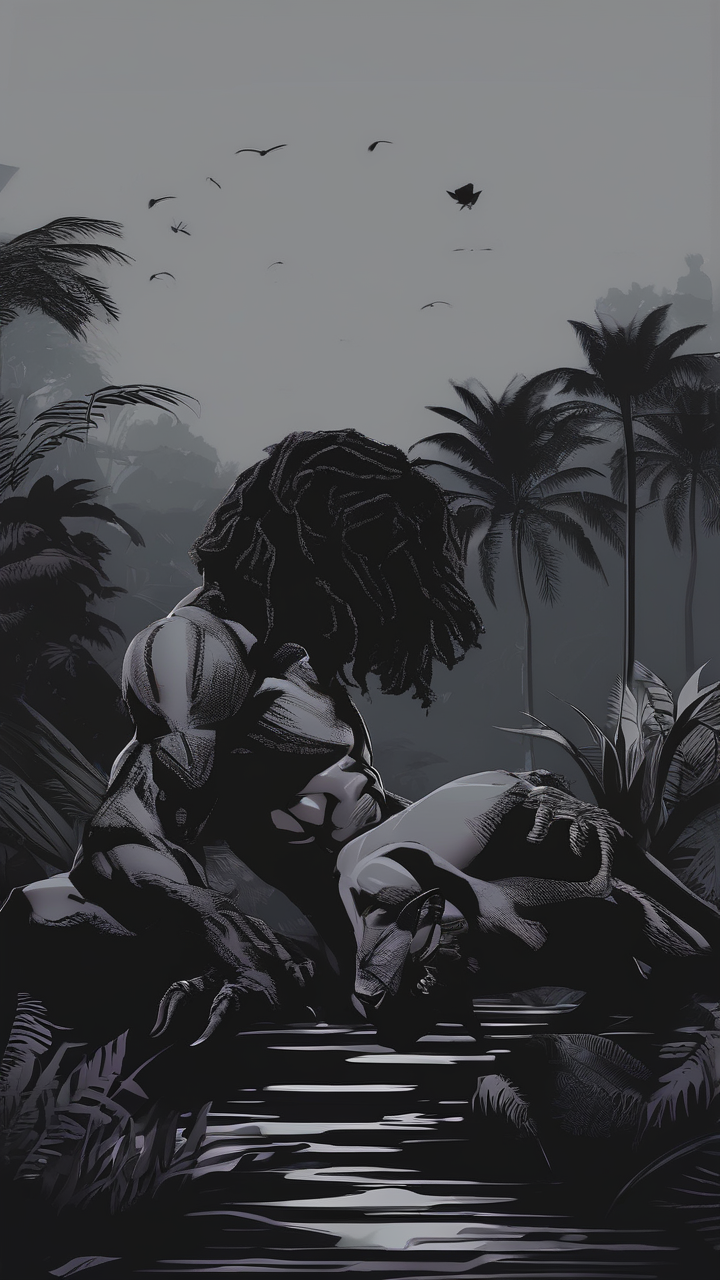 Black panther dark wallpaper