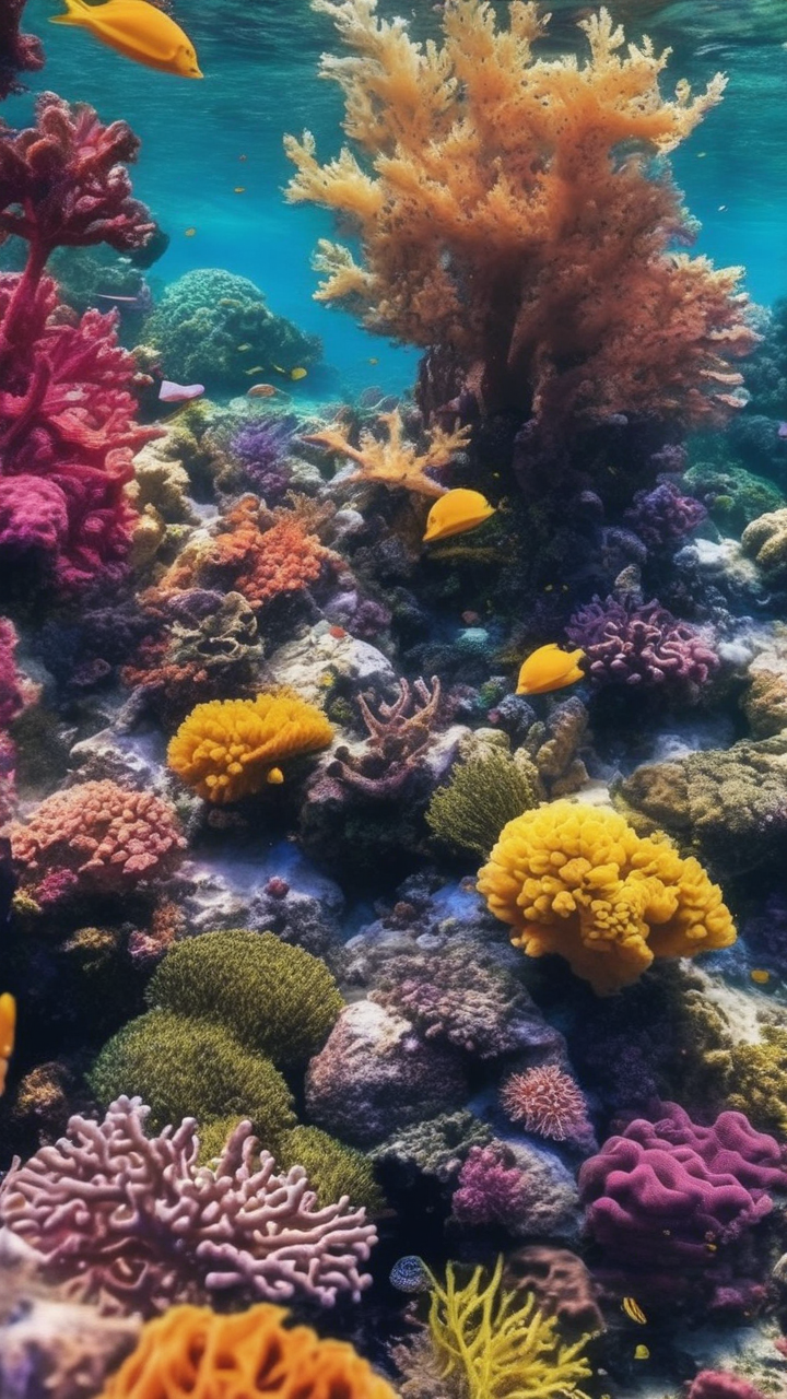 Underwater coral reef wallpaper