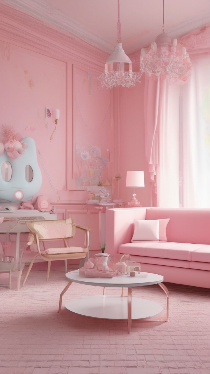 Pastel room aesthetic wallpaper
