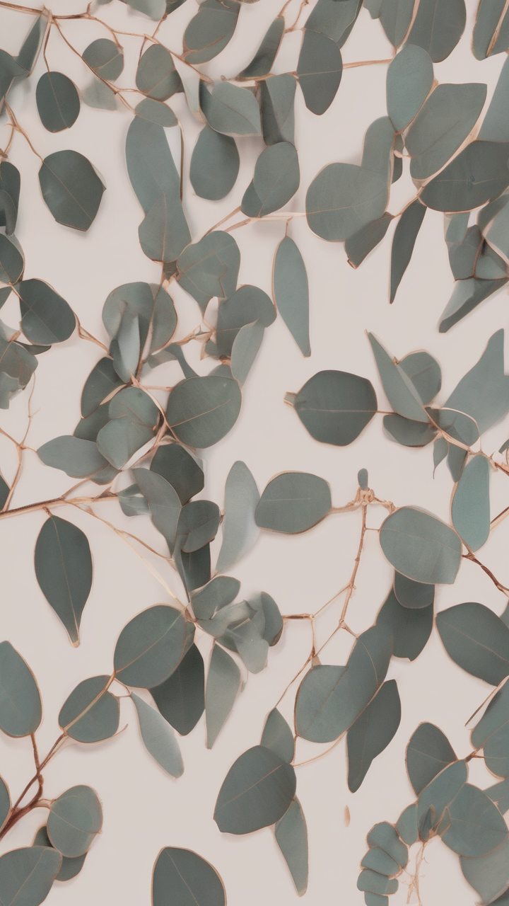 Dried eucalyptus wallpaper